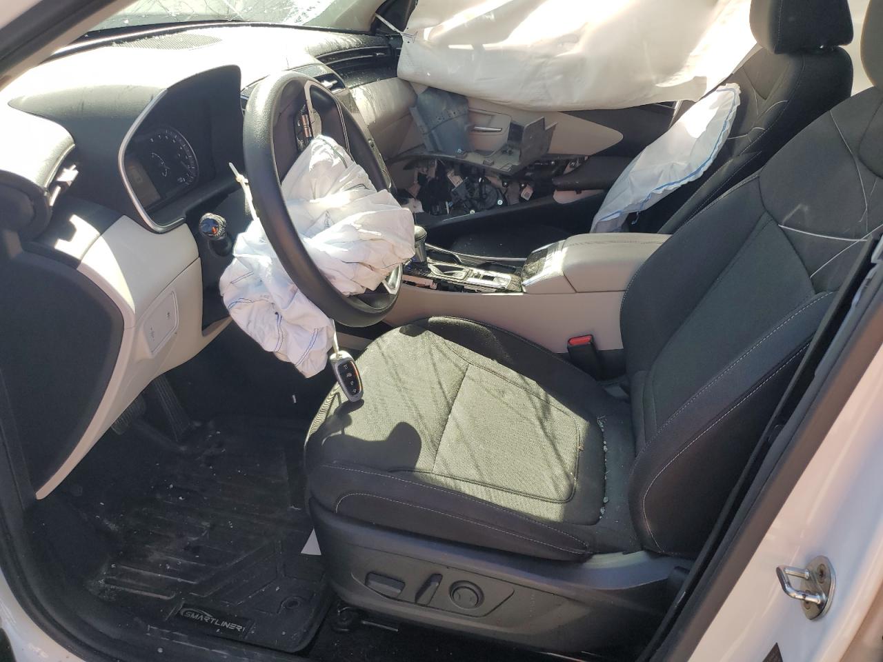 2022 Hyundai Tucson VIN 5NMJBCAE8NH074042 Copart auction photo, side / front end damage thumbnail 7