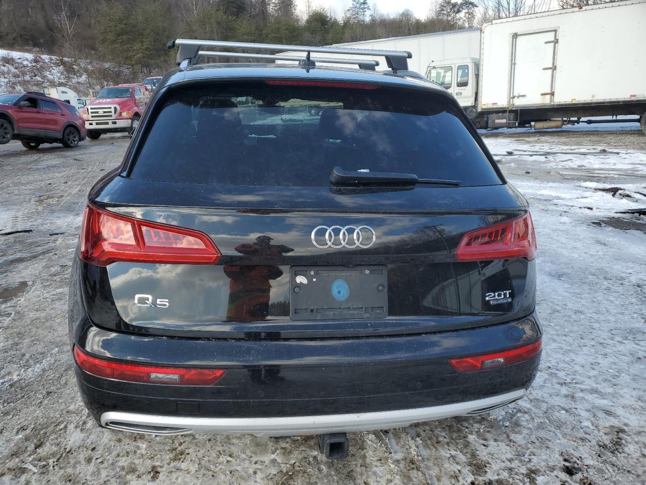 2018 Audi Q5 VIN WA1BNAFY4J2214504 Copart auction photo, front end / side damage thumbnail 6