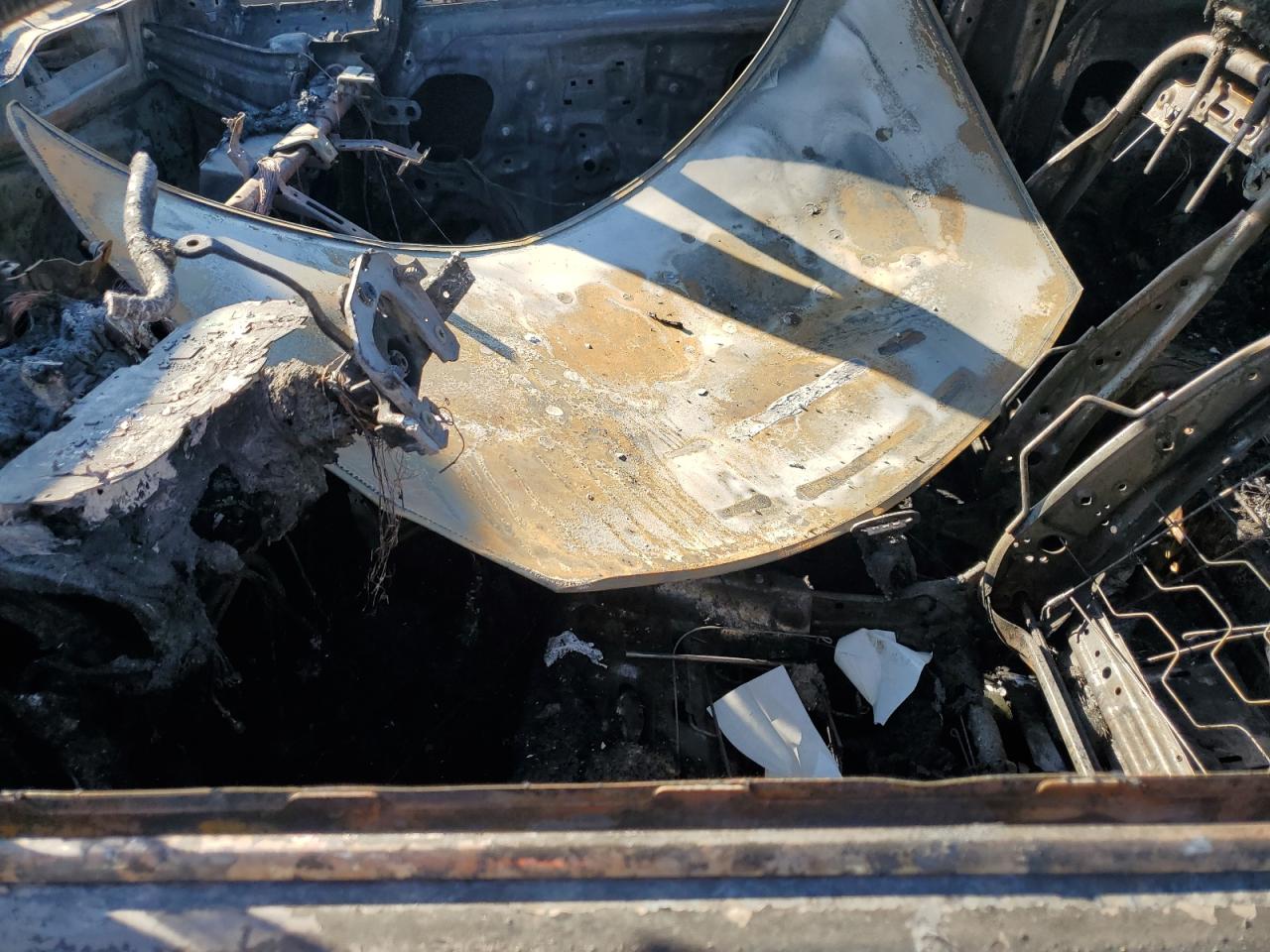2015 KIA Rio VIN KNADM4A34F6459539 Copart auction photo, burn damage thumbnail 7