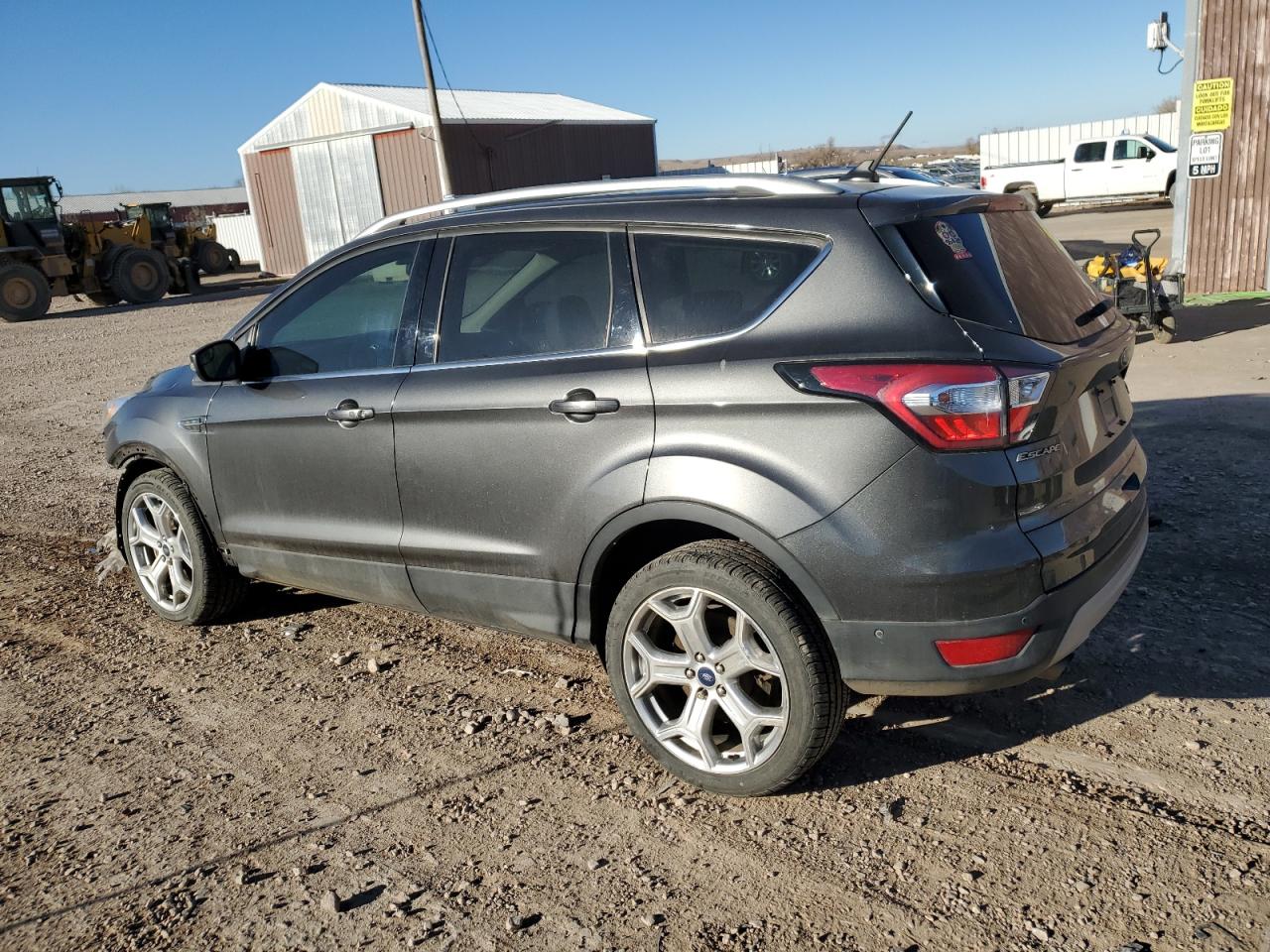 2018 Ford Escape VIN 1FMCU9J97JUA91051 Copart auction photo, front end / side damage thumbnail 2