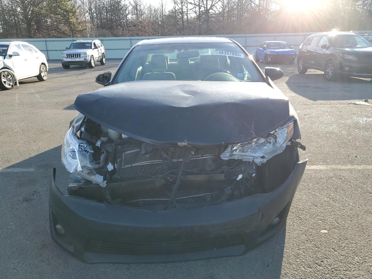 2012 Toyota Camry VIN 4T1BD1FK3CU062335 Copart auction photo, front end / rear end damage thumbnail 5