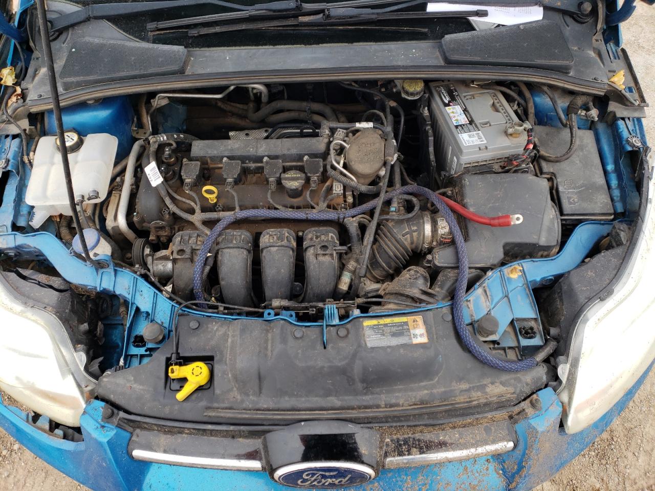 2012 Ford Focus VIN 1FAHP3K28CL236287 Copart auction photo, all over damage thumbnail 12