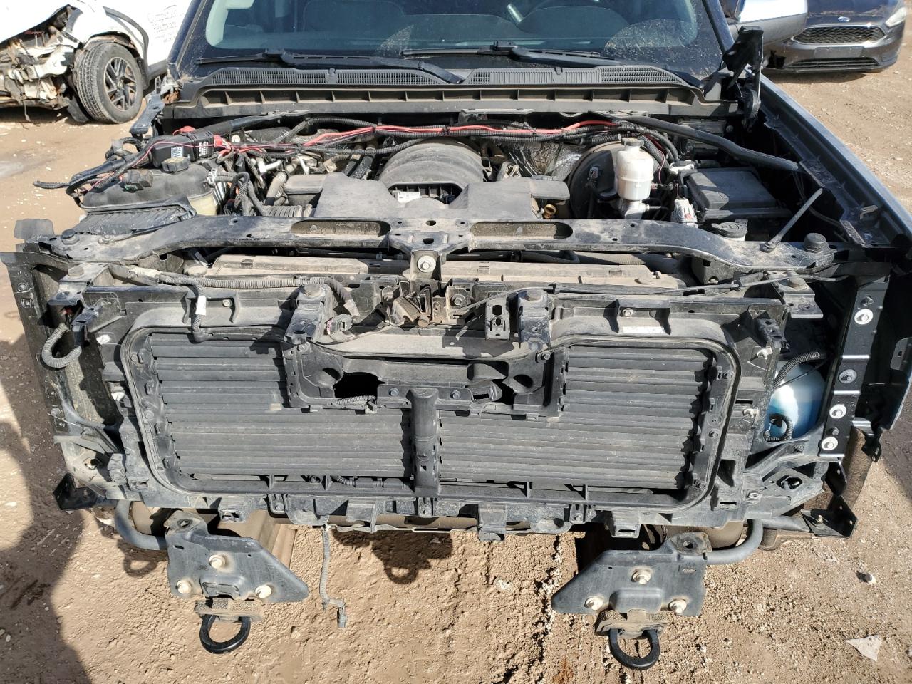 2017 Chevrolet Silverado VIN 3GCUKTEJ9HG507713 Copart auction photo, front end / minor dent/scratches damage thumbnail 11