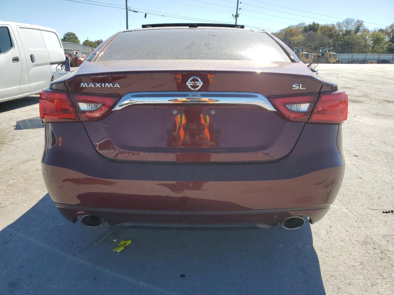 2017 Nissan Maxima VIN 1N4AA6APXHC391593 Copart auction photo, front end damage thumbnail 6