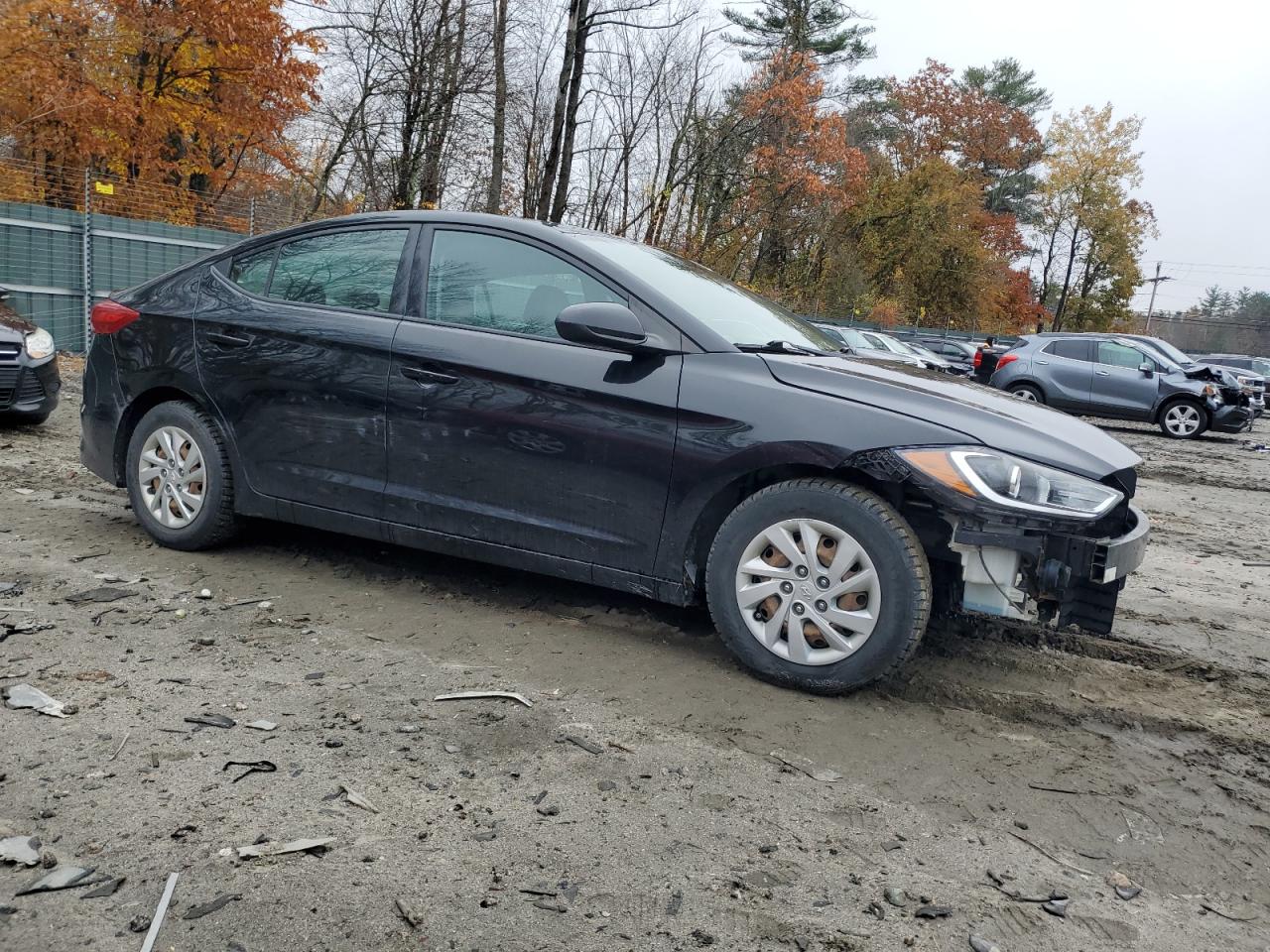 2017 Hyundai Elantra VIN 5NPD74LF5HH120248 Copart auction photo, front end / minor dent/scratches damage thumbnail 4