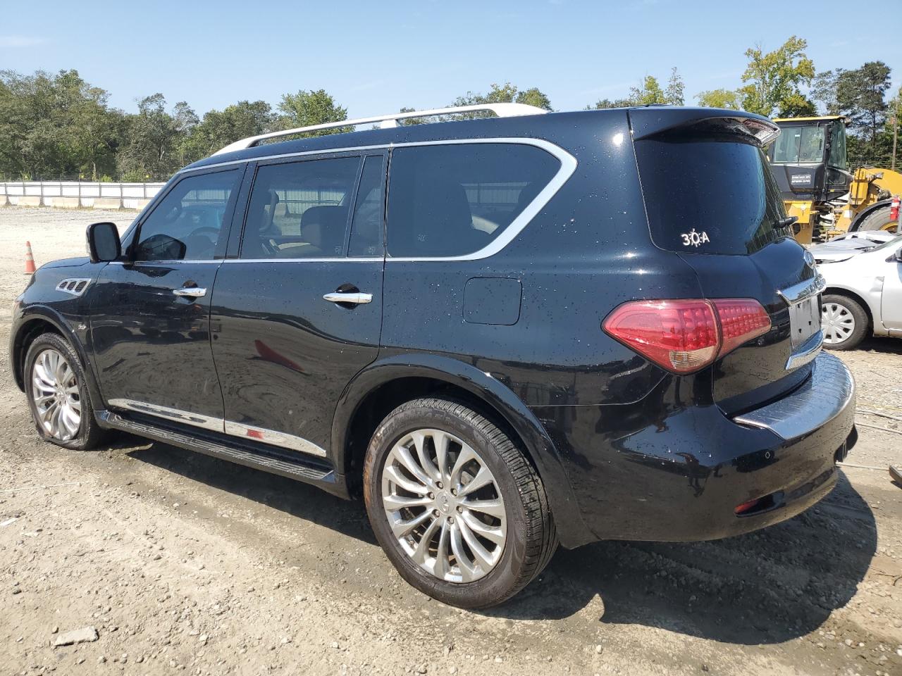 2015 Infiniti QX80 VIN JN8AZ2NEXF9081219 Copart auction photo, front end damage thumbnail 2
