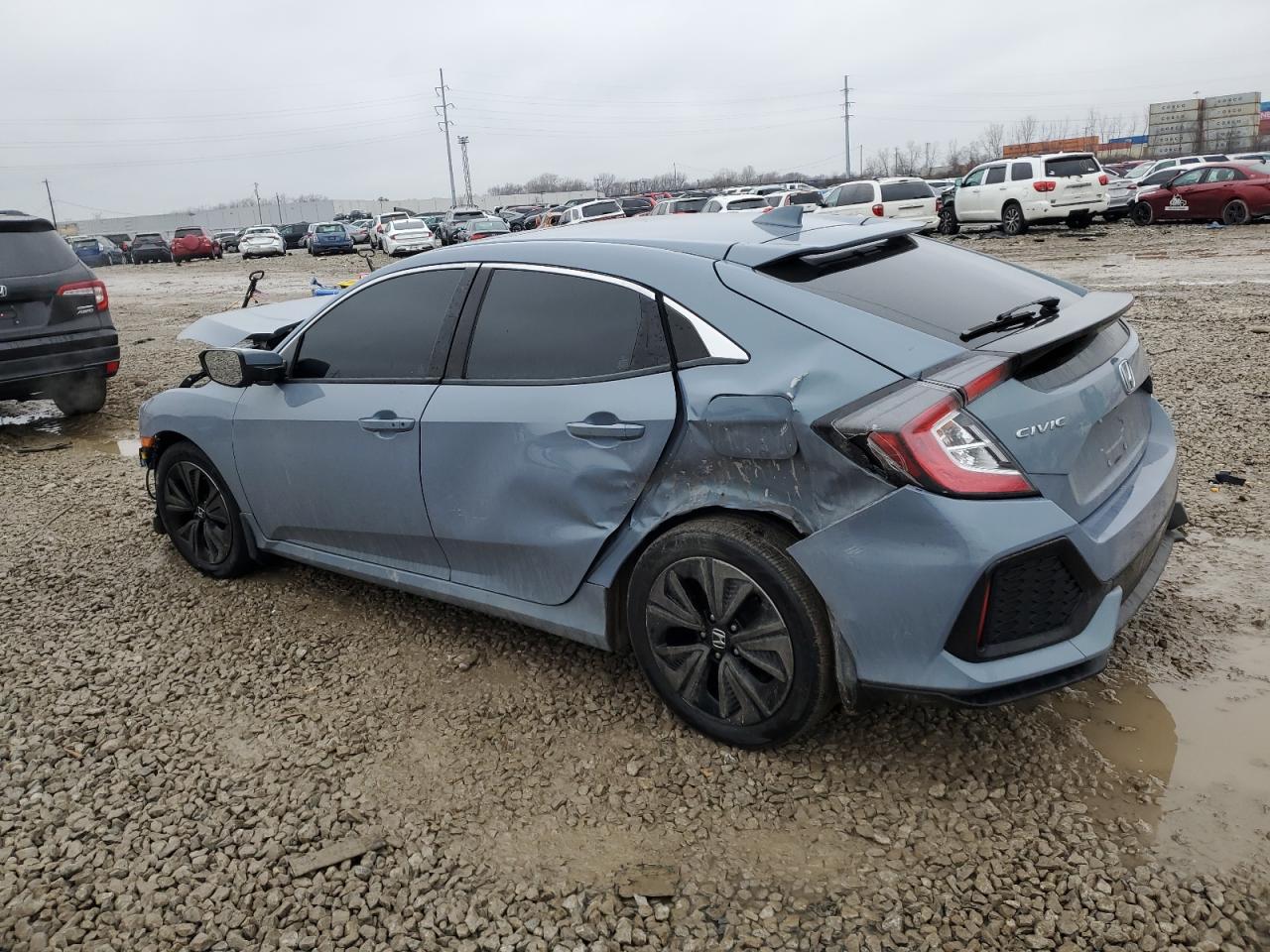 2018 Honda Civic VIN SHHFK7H51JU231911 Copart auction photo, all over damage thumbnail 2