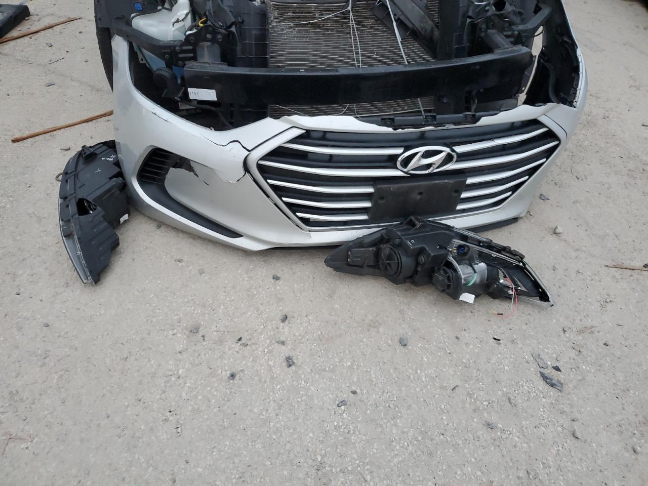 2017 Hyundai Elantra VIN 5NPD84LF3HH157263 Copart auction photo, front end damage thumbnail 12