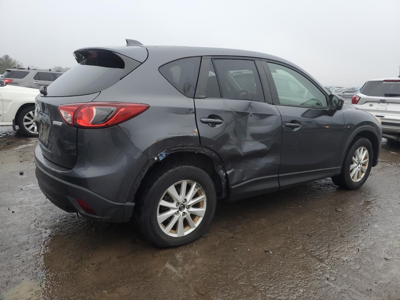 2014 Mazda CX-5 VIN JM3KE4CY9E0367464 Copart auction photo, rear end / side damage thumbnail 3