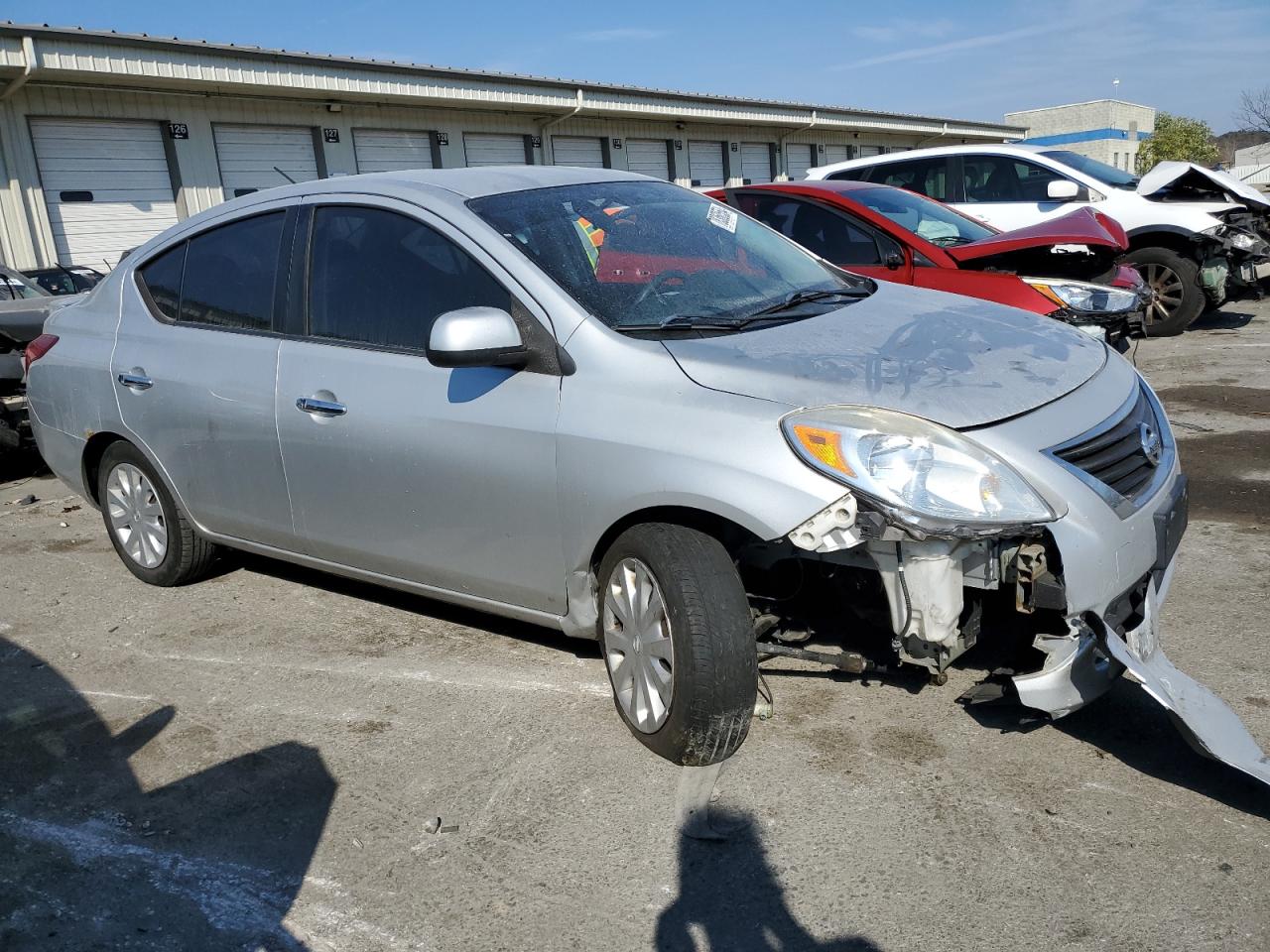 2013 Nissan Versa VIN 3N1CN7AP8DL869914 Copart auction photo, front end damage thumbnail 4