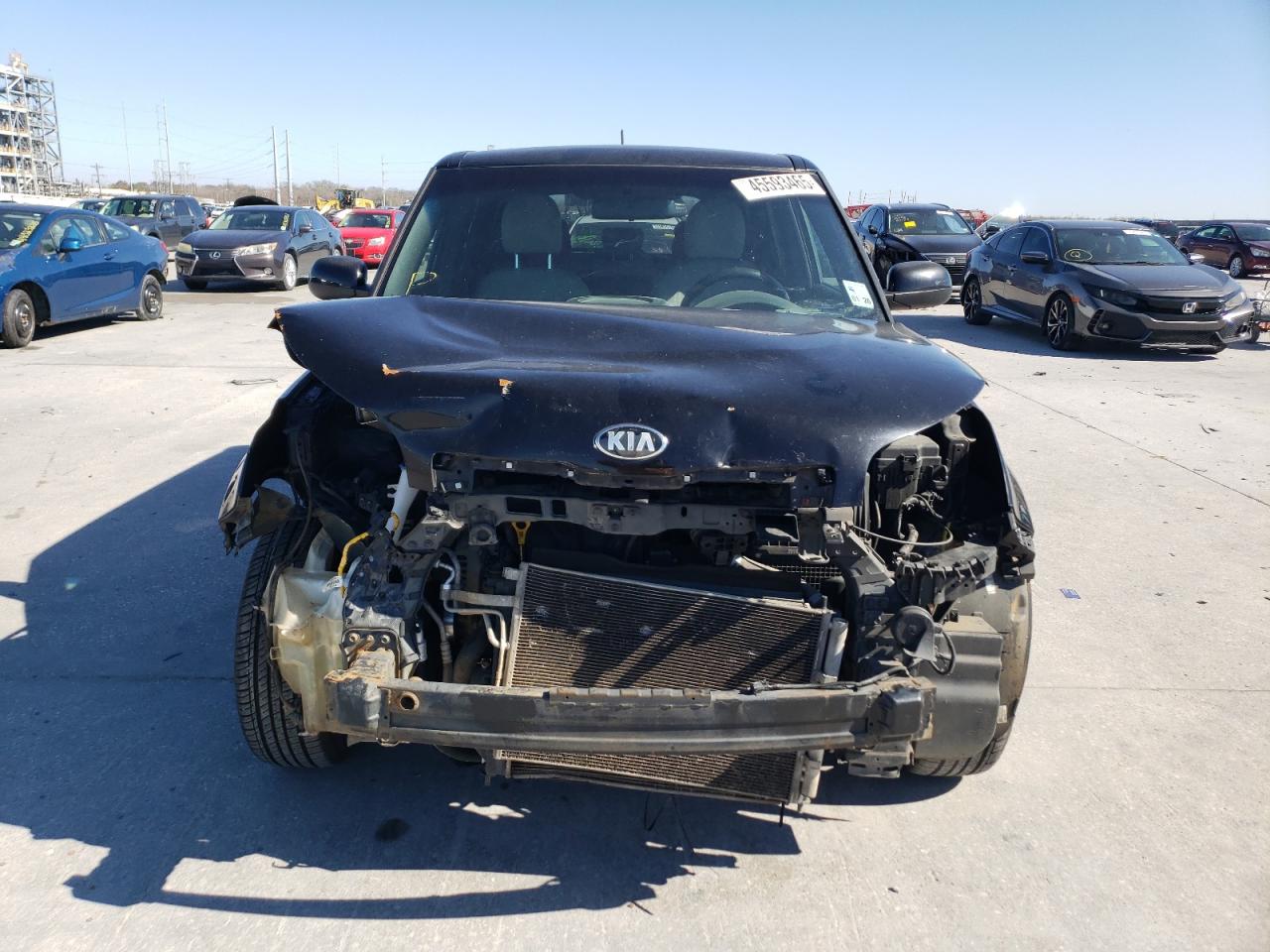 2015 KIA Soul VIN KNDJN2A26F7137171 Copart auction photo, front end damage thumbnail 5