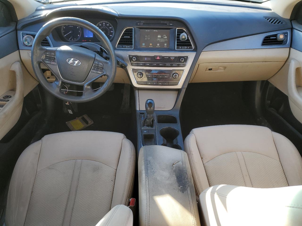 2016 Hyundai Sonata VIN 5NPE24AF4GH374828 Copart auction photo, vandalism damage thumbnail 8
