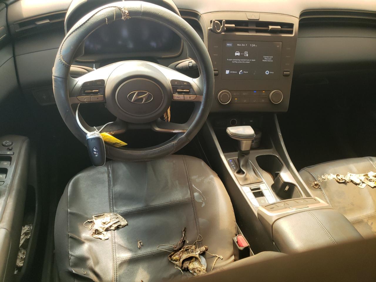 2023 Hyundai Tucson VIN 5NMJBCAEXPH272611 Copart auction photo, burn - interior damage thumbnail 8