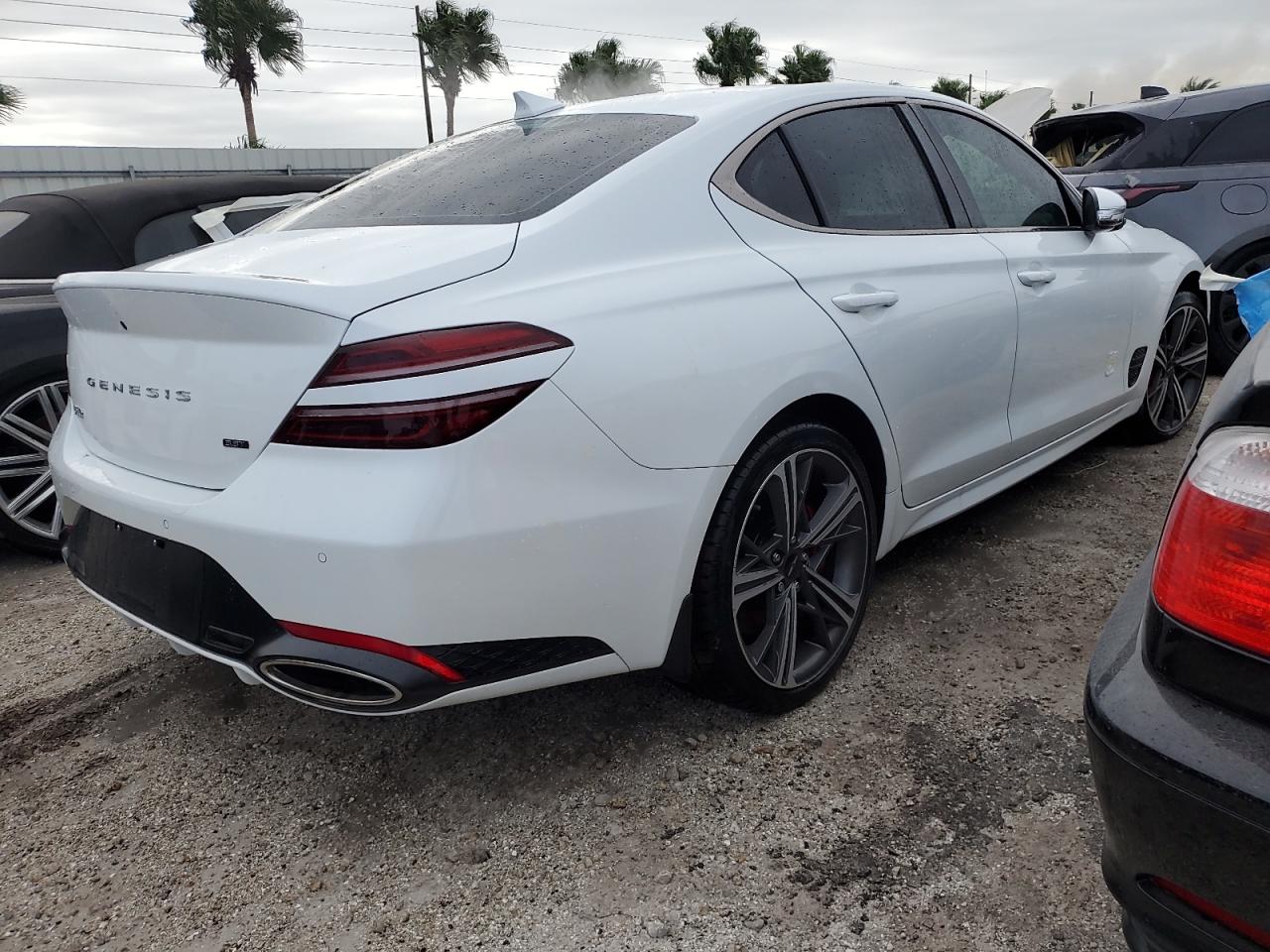 2024 Genesis G70 VIN KMTG54SE4RU139233 Copart auction photo, water/flood damage thumbnail 3