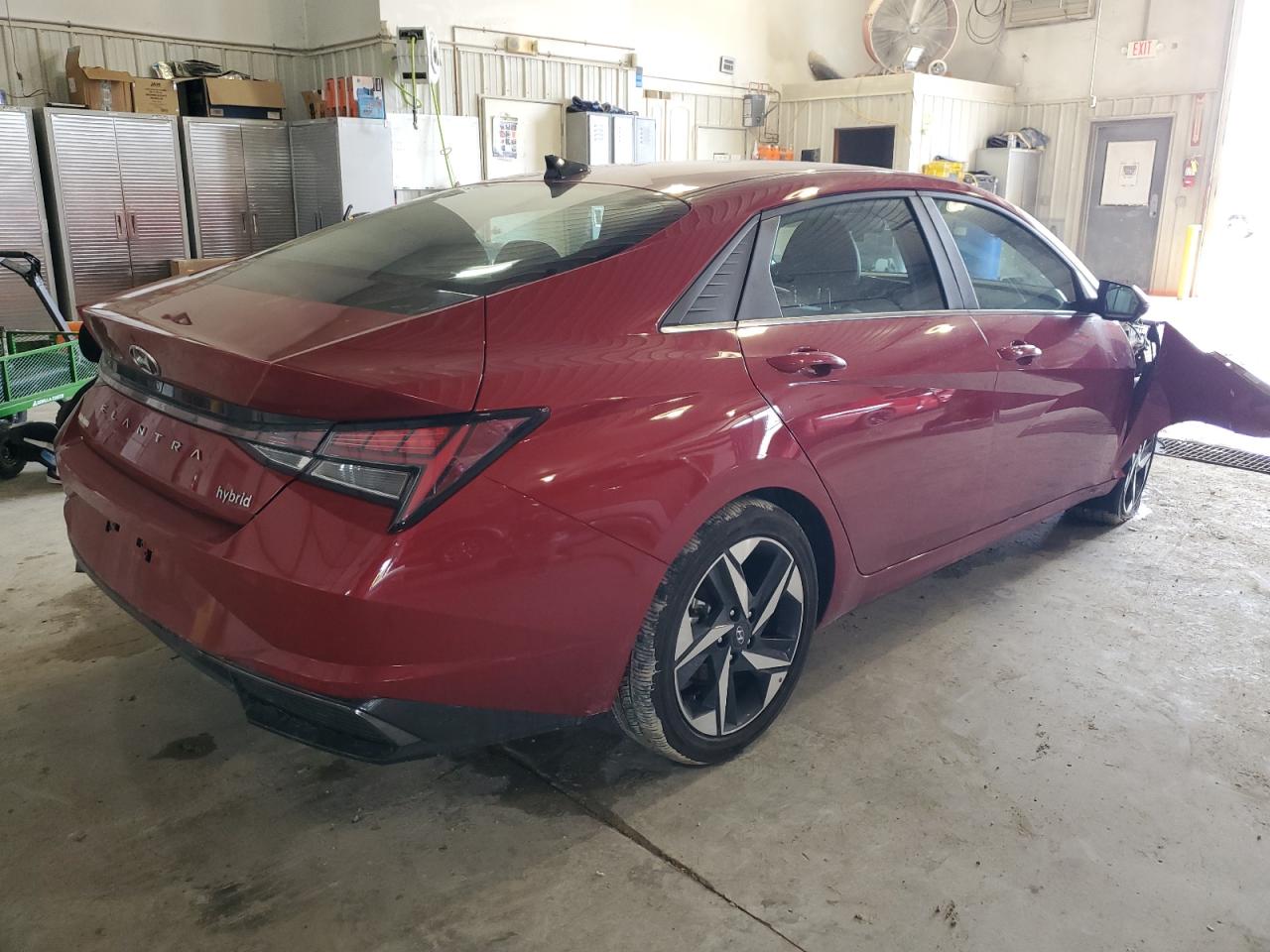 2022 Hyundai Elantra VIN KMHLN4AJ3NU032210 Copart auction photo, front end / undercarriage damage thumbnail 3