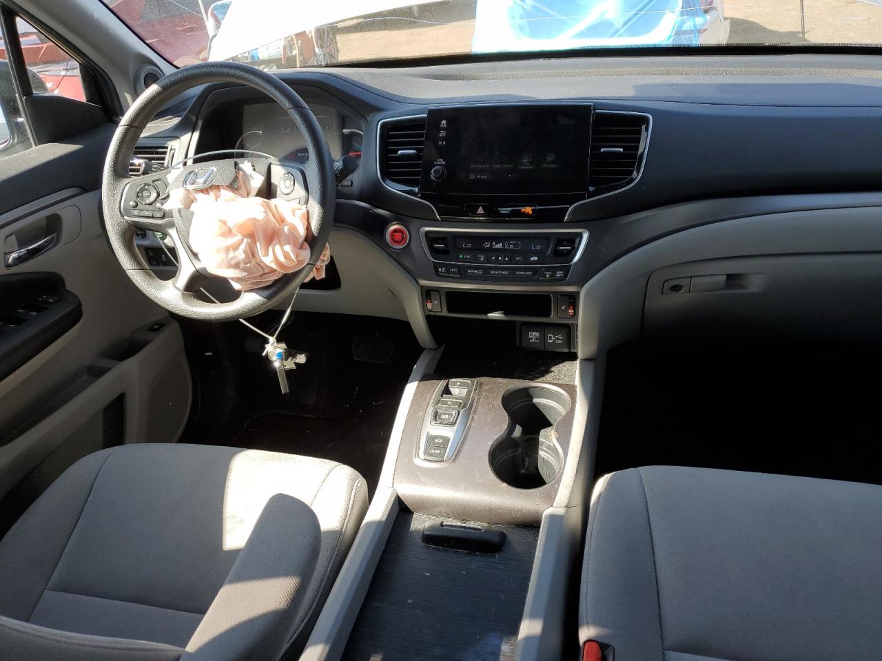 2021 Honda Pilot VIN 5FNYF6H35MB029102 Copart auction photo, front end / side damage thumbnail 8