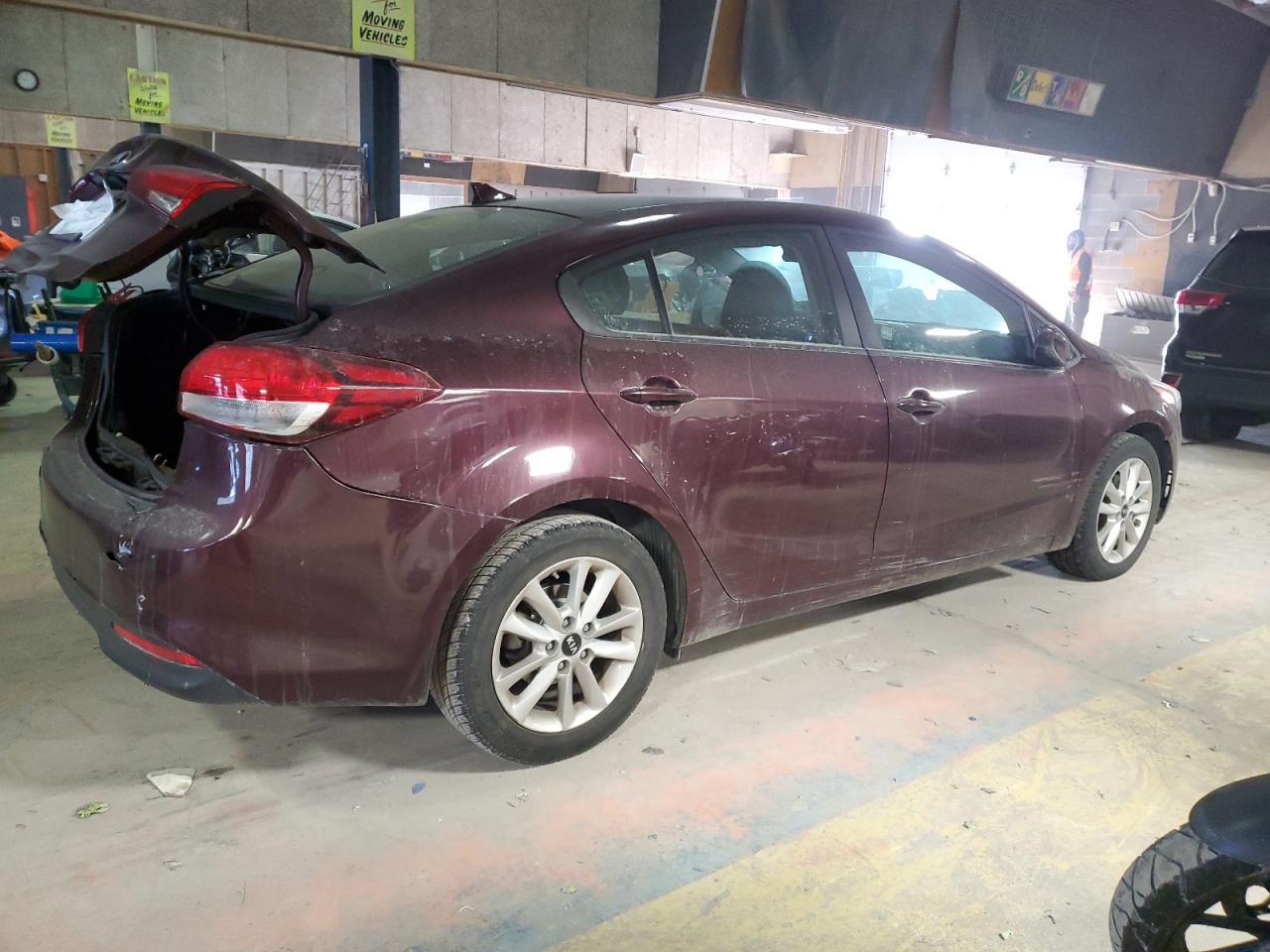 2017 KIA Forte VIN 3KPFL4A74HE012305 Copart auction photo, rear end / top/roof damage thumbnail 3
