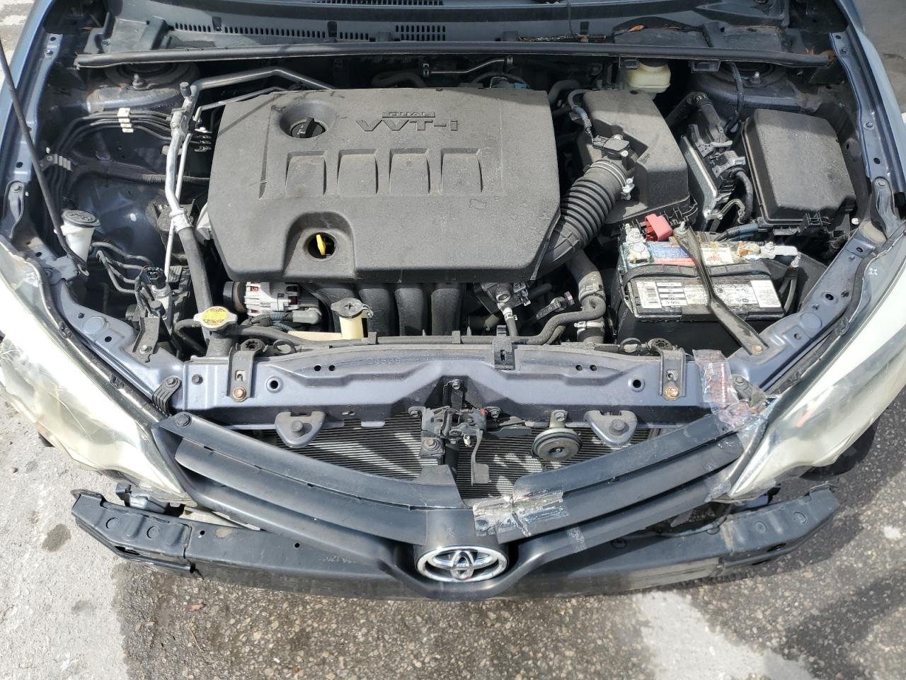 2016 Toyota Corolla VIN 5YFBURHE2GP549961 Copart auction photo, front end / side damage thumbnail 11