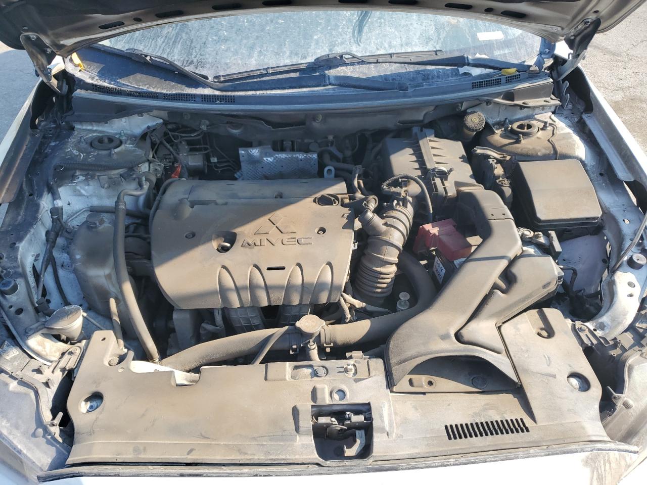 2015 Mitsubishi Lancer VIN JA32U2FU1FU009731 Copart auction photo, burn / front end damage thumbnail 11