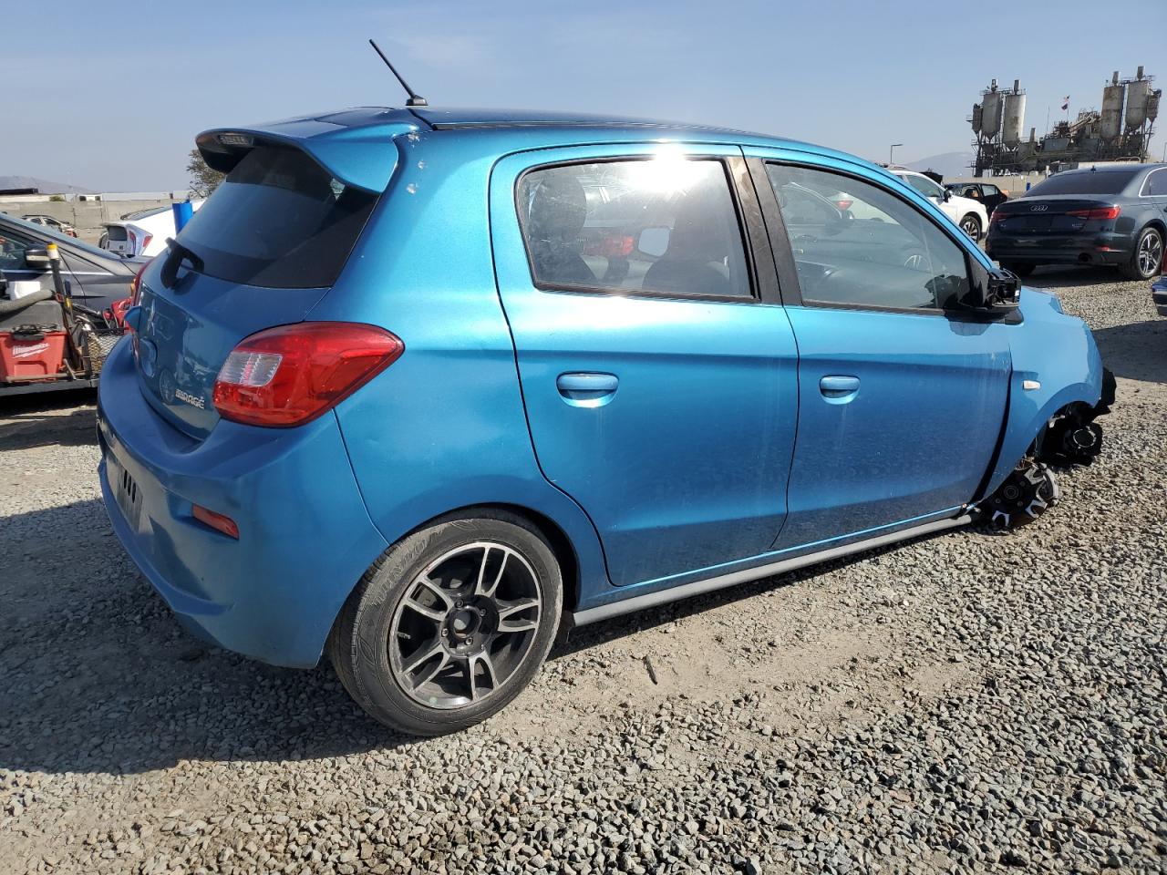 2018 Mitsubishi Mirage VIN ML32A3HJ0JH009517 Copart auction photo, front end damage thumbnail 3