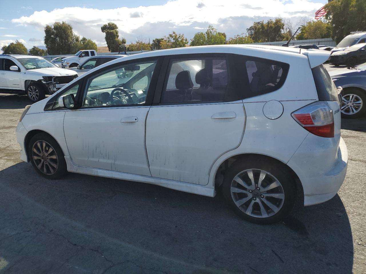2012 Honda Fit VIN JHMGE8H58CC036499 Copart auction photo, rear end damage thumbnail 2