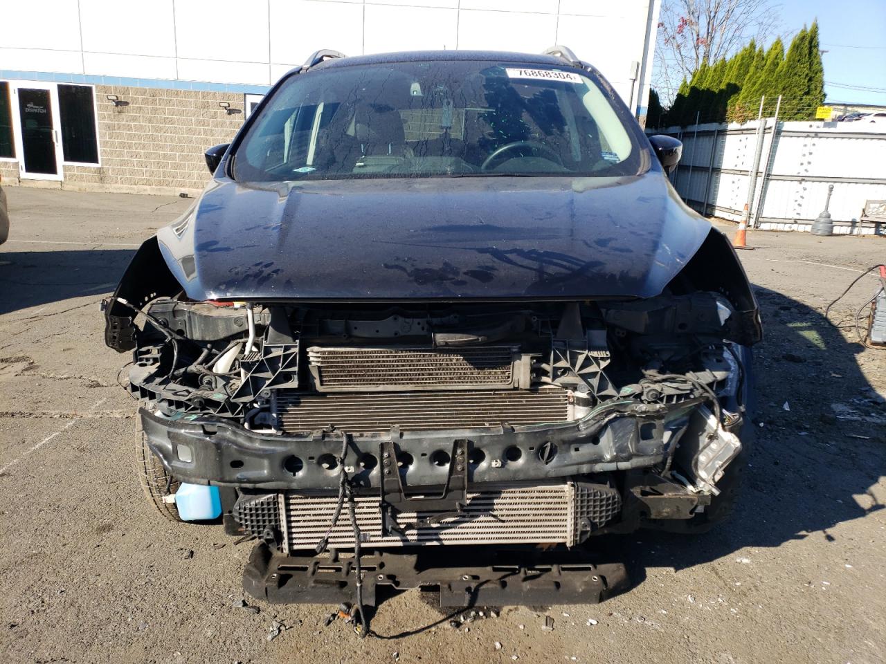 2019 Ford Escape VIN 1FMCU9J93KUA66312 Copart auction photo, front end / minor dent/scratches damage thumbnail 5