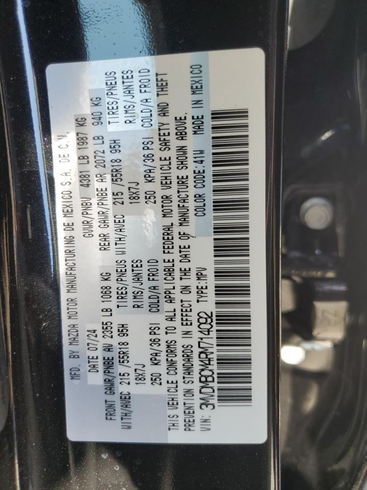 2024 Mazda CX-30 VIN 3MVDMBCM4RM714092 Copart auction photo, front end / minor dent/scratches damage thumbnail 13