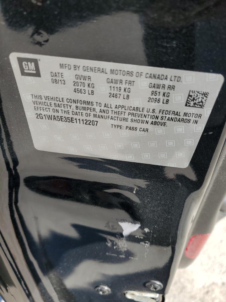 2014 Chevrolet Impala VIN 2G1WA5E35E1112207 Copart auction photo, front end damage thumbnail 12