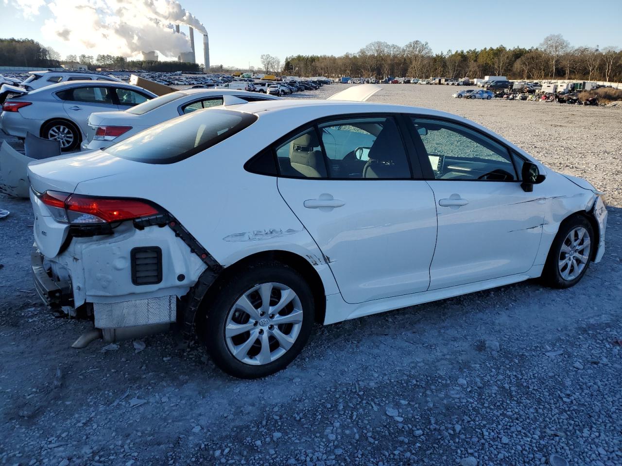2021 Toyota Corolla VIN 5YFEPMAE3MP221316 Copart auction photo, all over damage thumbnail 3