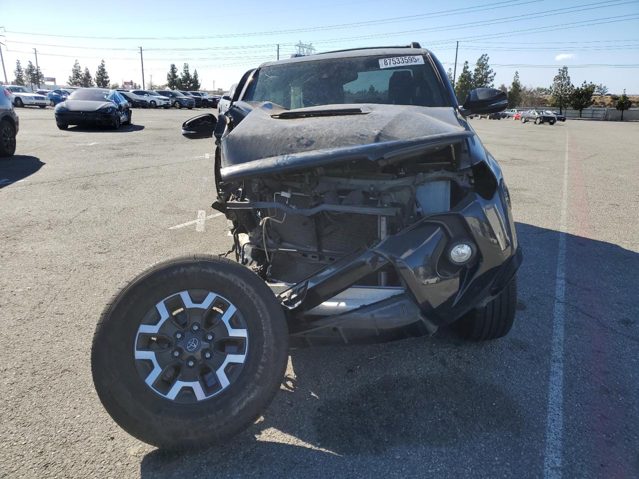 2020 Toyota 4Runner VIN JTEBU5JR5L5826126 Copart auction photo, all over / undercarriage damage thumbnail 5