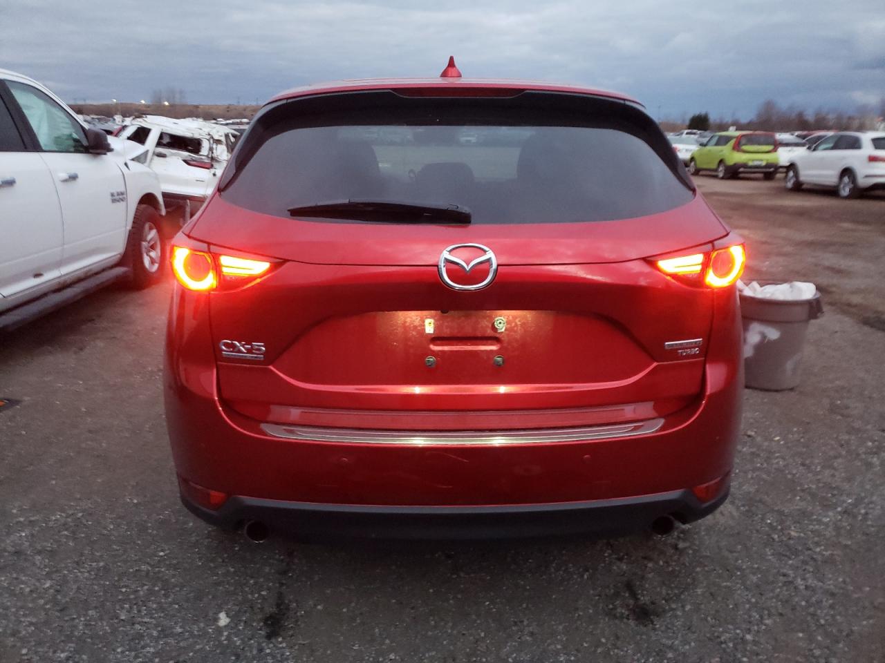 2021 Mazda CX-5 VIN JM3KFBEY1M0100932 Copart auction photo, front end / undercarriage damage thumbnail 6