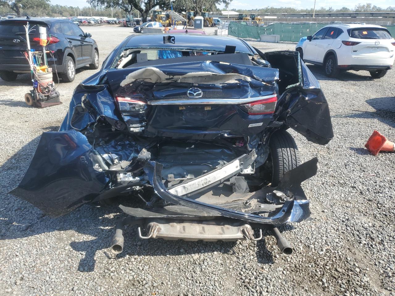2015 Mazda 6 VIN JM1GJ1V50F1193579 Copart auction photo, rear end damage thumbnail 6