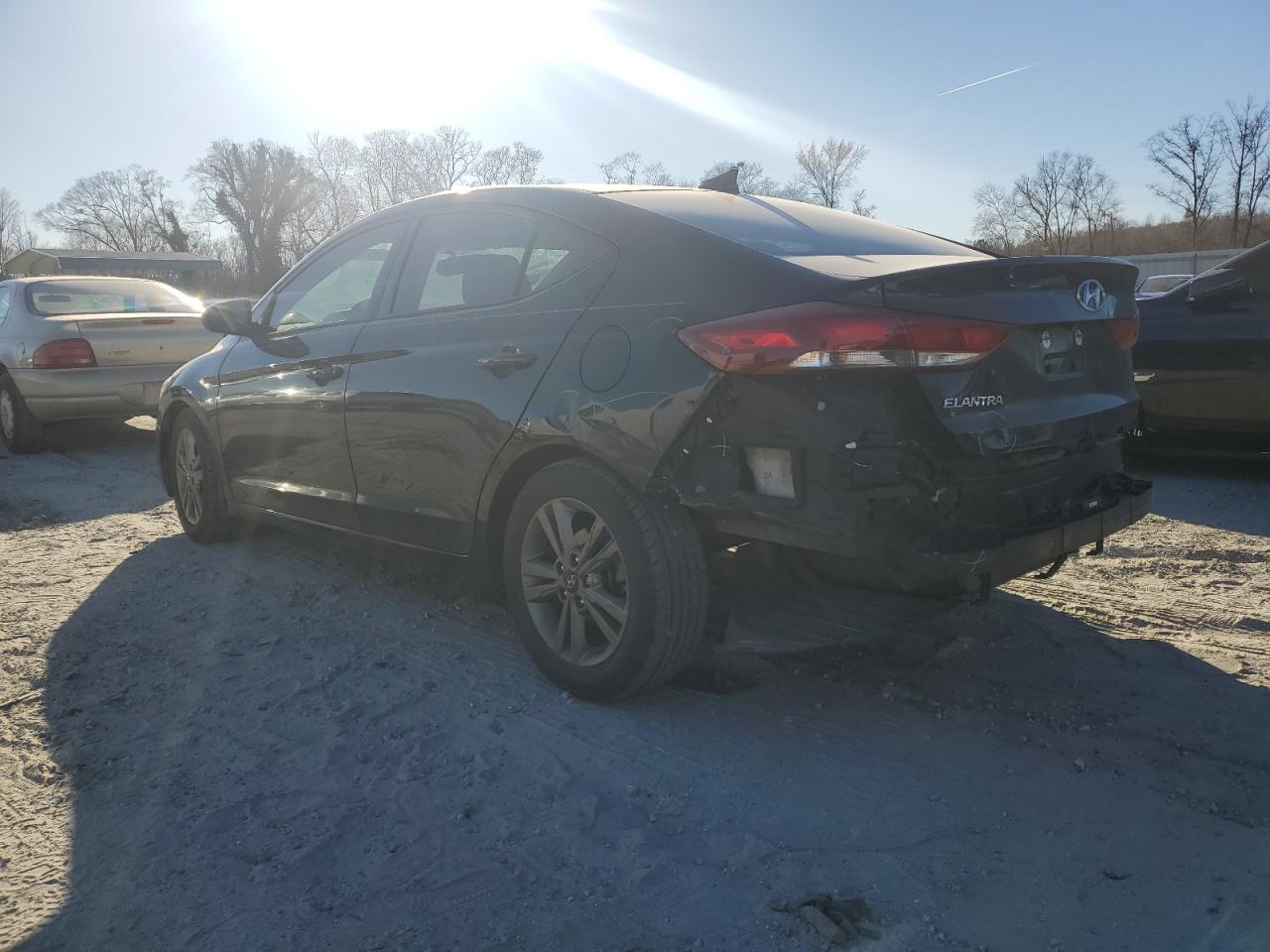 2018 Hyundai Elantra VIN 5NPD84LFXJH332128 Copart auction photo, front end damage thumbnail 2