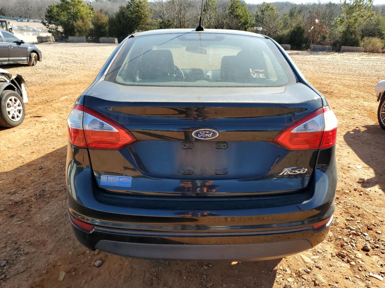 2014 Ford Fiesta VIN 3FADP4AJ2EM122851 Copart auction photo, rear end / side damage thumbnail 6