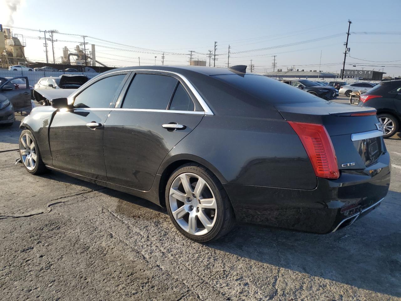 2015 Cadillac CTS VIN 1G6AT5S39F0121752 Copart auction photo, front end damage thumbnail 2