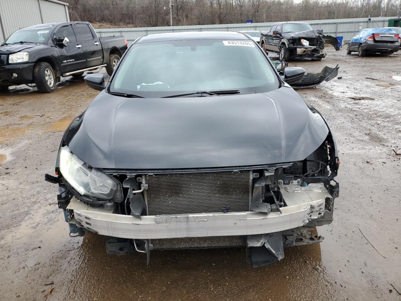 2017 Honda Civic VIN 19XFC2F56HE063896 Copart auction photo, front end damage thumbnail 5