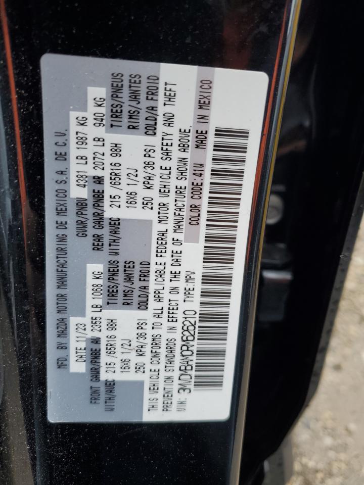 2024 Mazda CX-30 VIN 3MVDMBAM0RM626210 Copart auction photo, burn - interior damage thumbnail 13