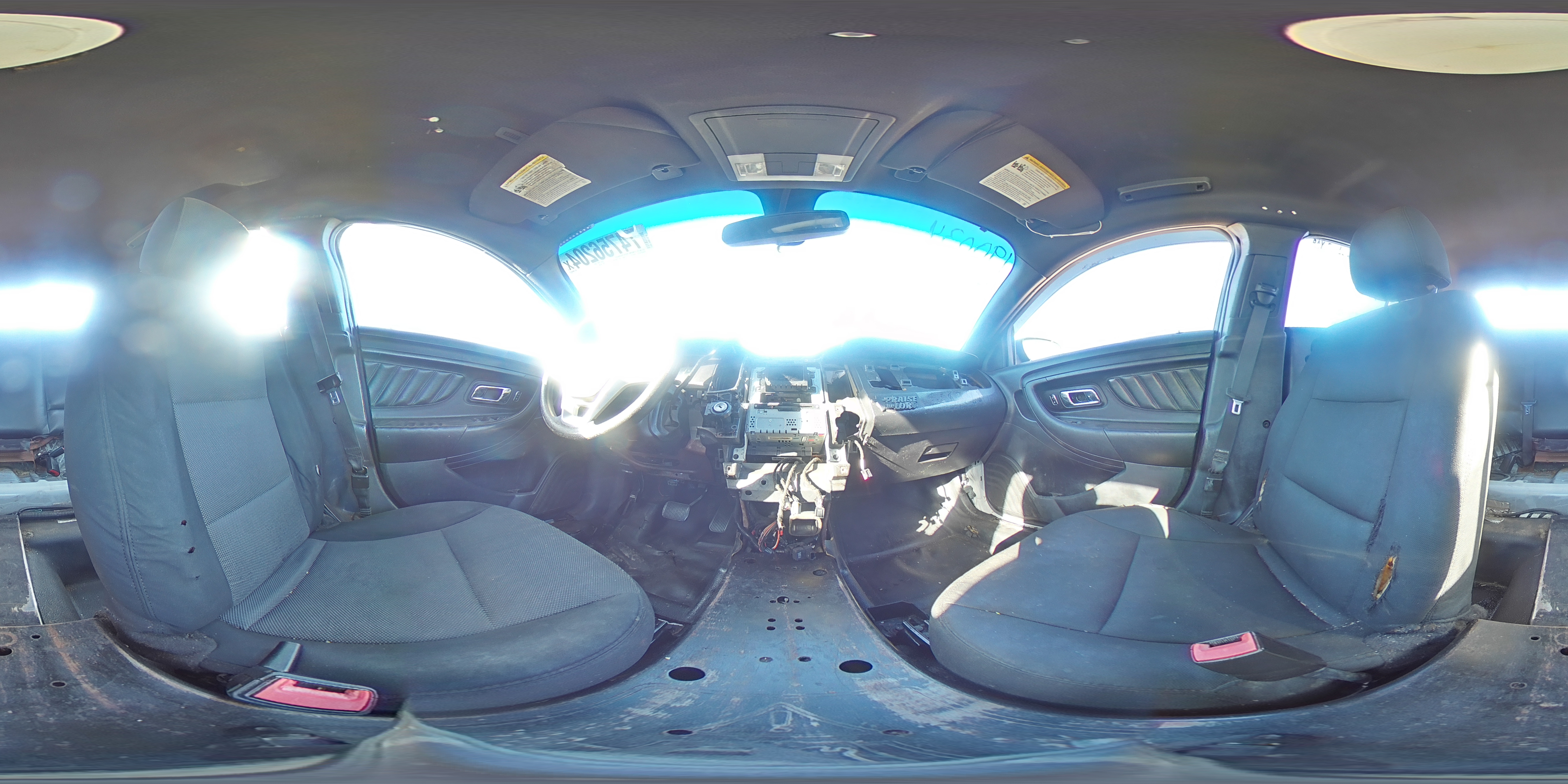 2015 Ford Taurus VIN 1FAHP2MK5FG157342 Copart auction photo, front end / rear end damage thumbnail 14