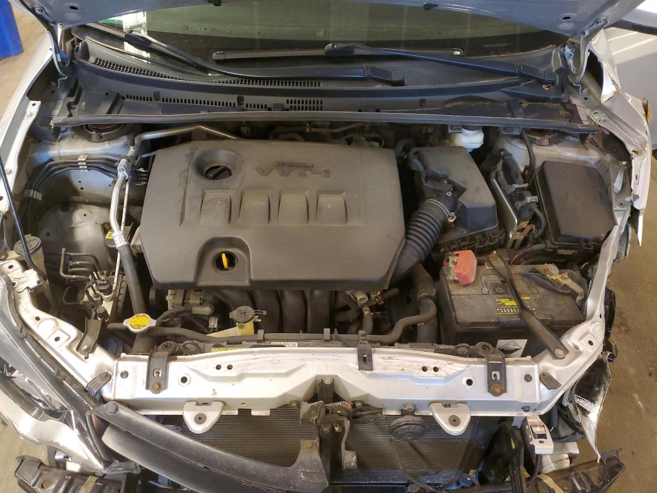 2014 Toyota Corolla VIN 2T1BURHE5EC123520 Copart auction photo, front end / mechanical damage thumbnail 11