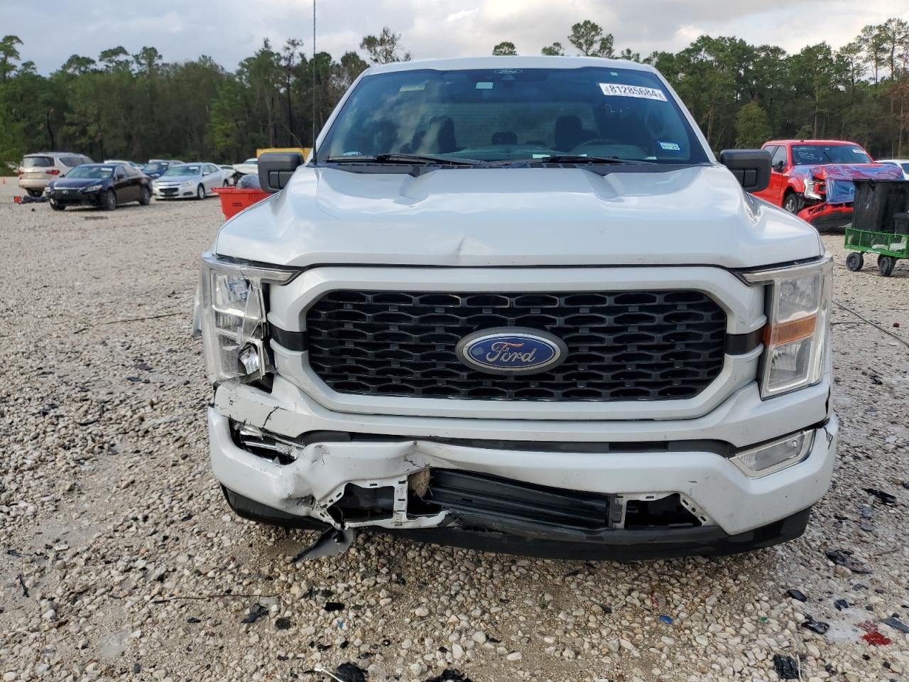 2021 Ford F-150 VIN 1FTEW1C53MKE64170 Copart auction photo, front end / side damage thumbnail 5