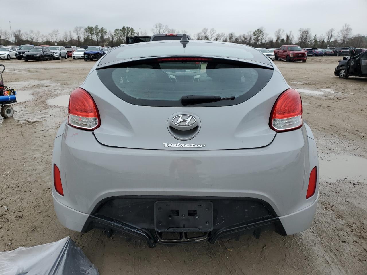 2013 Hyundai Veloster VIN KMHTC6AD3DU157430 Copart auction photo, front end / side damage thumbnail 6