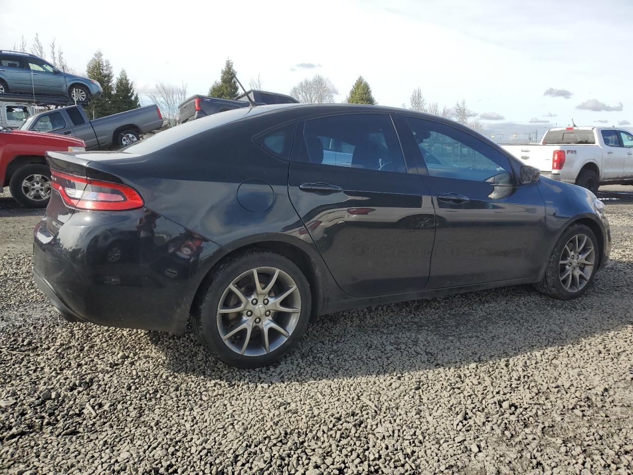 2015 Dodge Dart VIN 1C3CDFBB7FD205310 Copart auction photo, side damage thumbnail 3