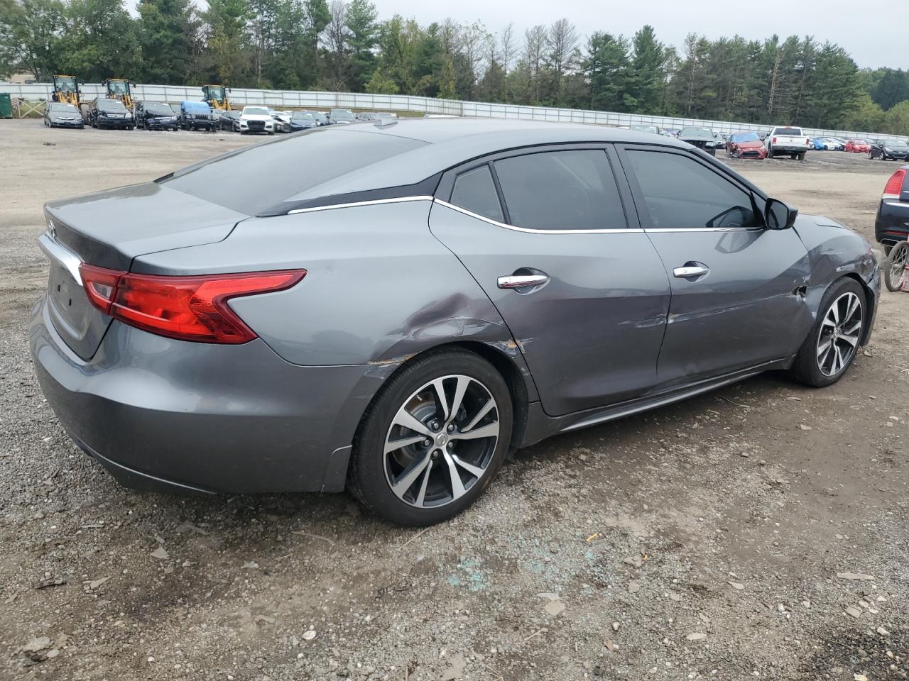 2018 Nissan Maxima VIN 1N4AA6APXJC406292 Copart auction photo, rollover / side damage thumbnail 3