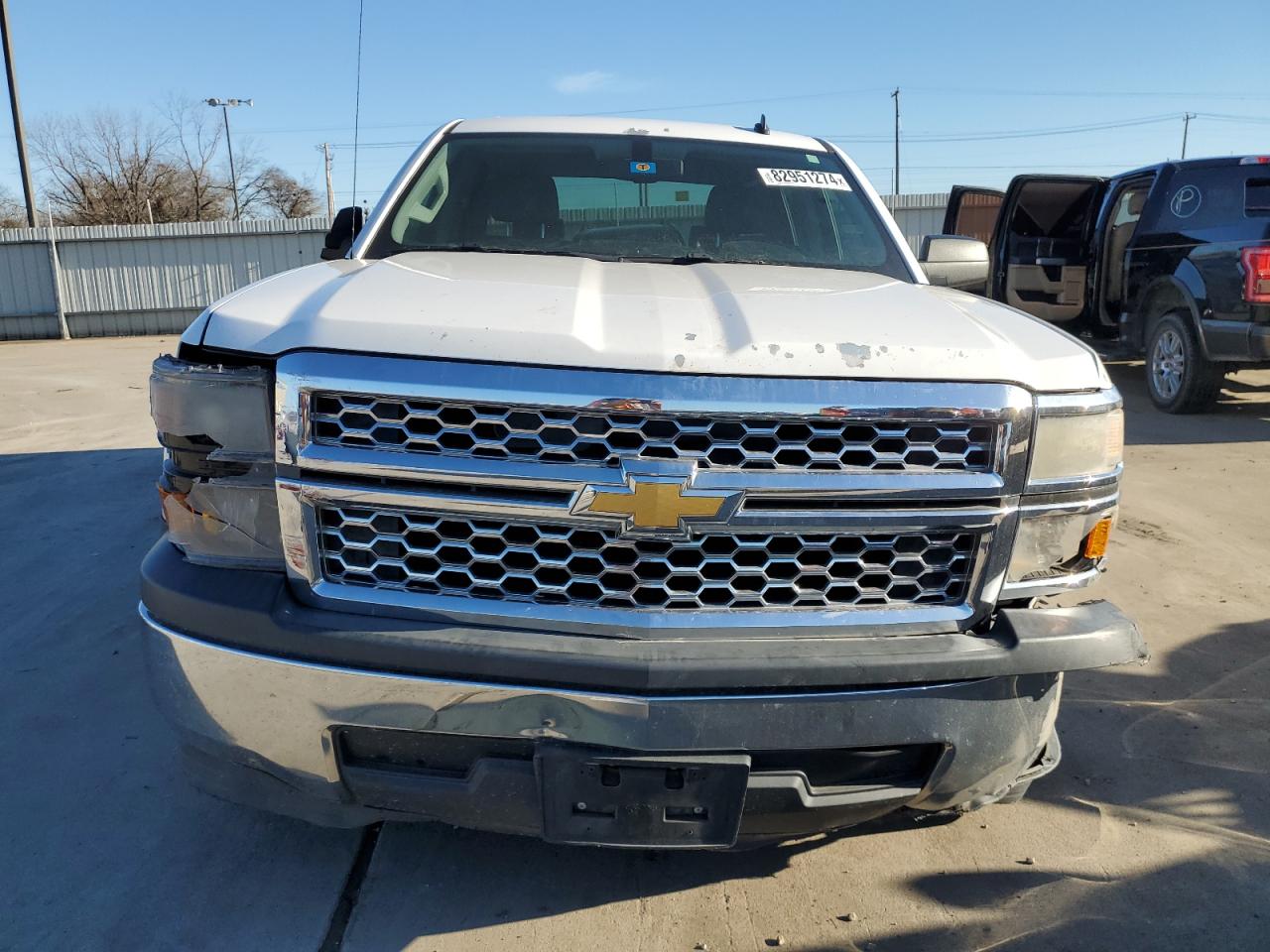 2014 Chevrolet Silverado VIN 3GCPCPEH1EG180590 Copart auction photo, front end / rear end damage thumbnail 5