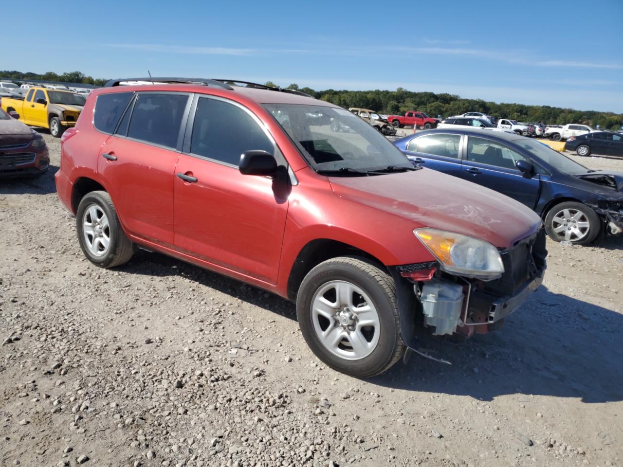 2012 Toyota RAV 4 VIN 2T3ZF4DV3CW148050 Copart auction photo, front end / side damage thumbnail 4