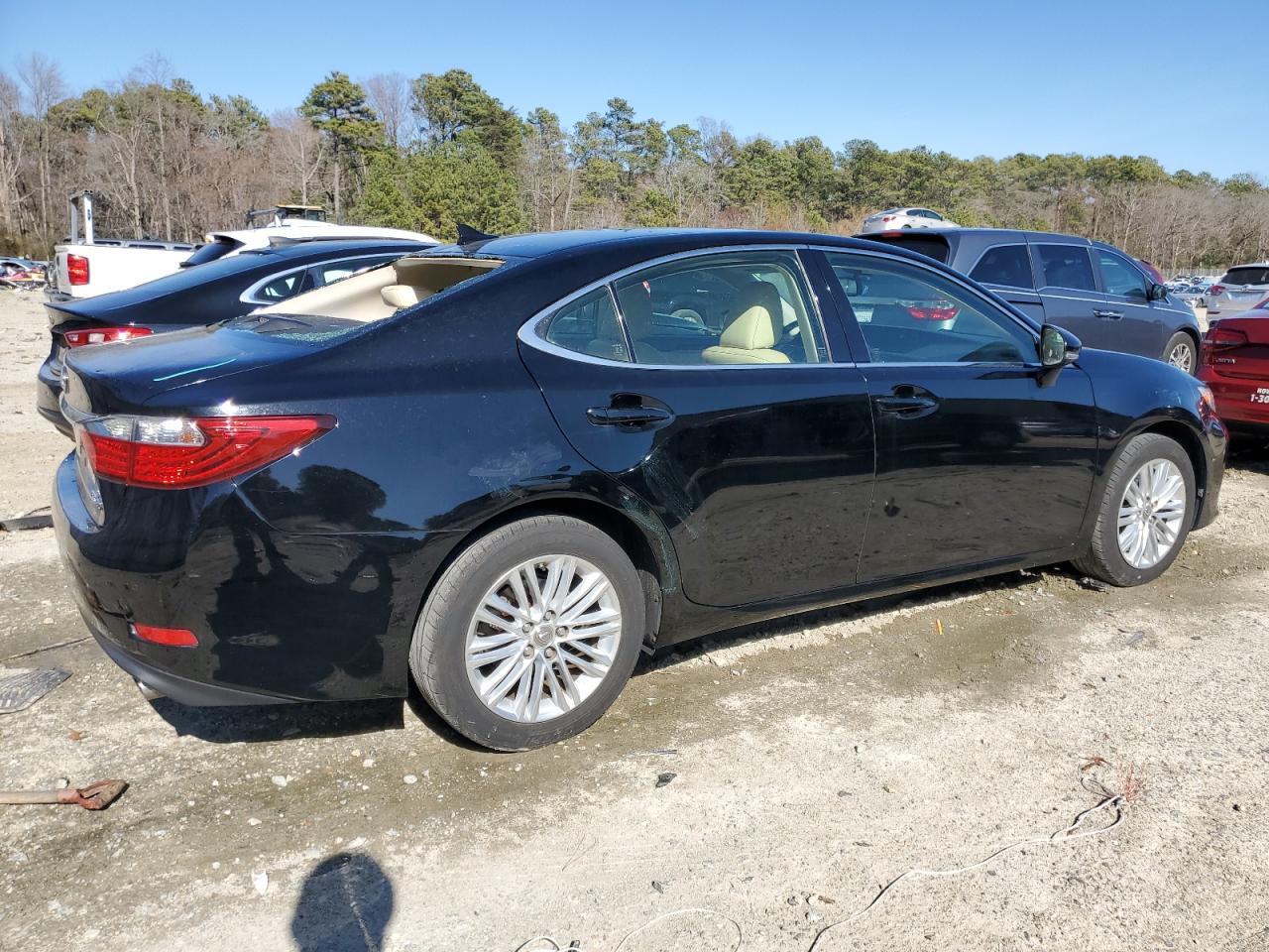 2014 Lexus ES VIN JTHBK1GG9E2144006 Copart auction photo, hail damage thumbnail 3