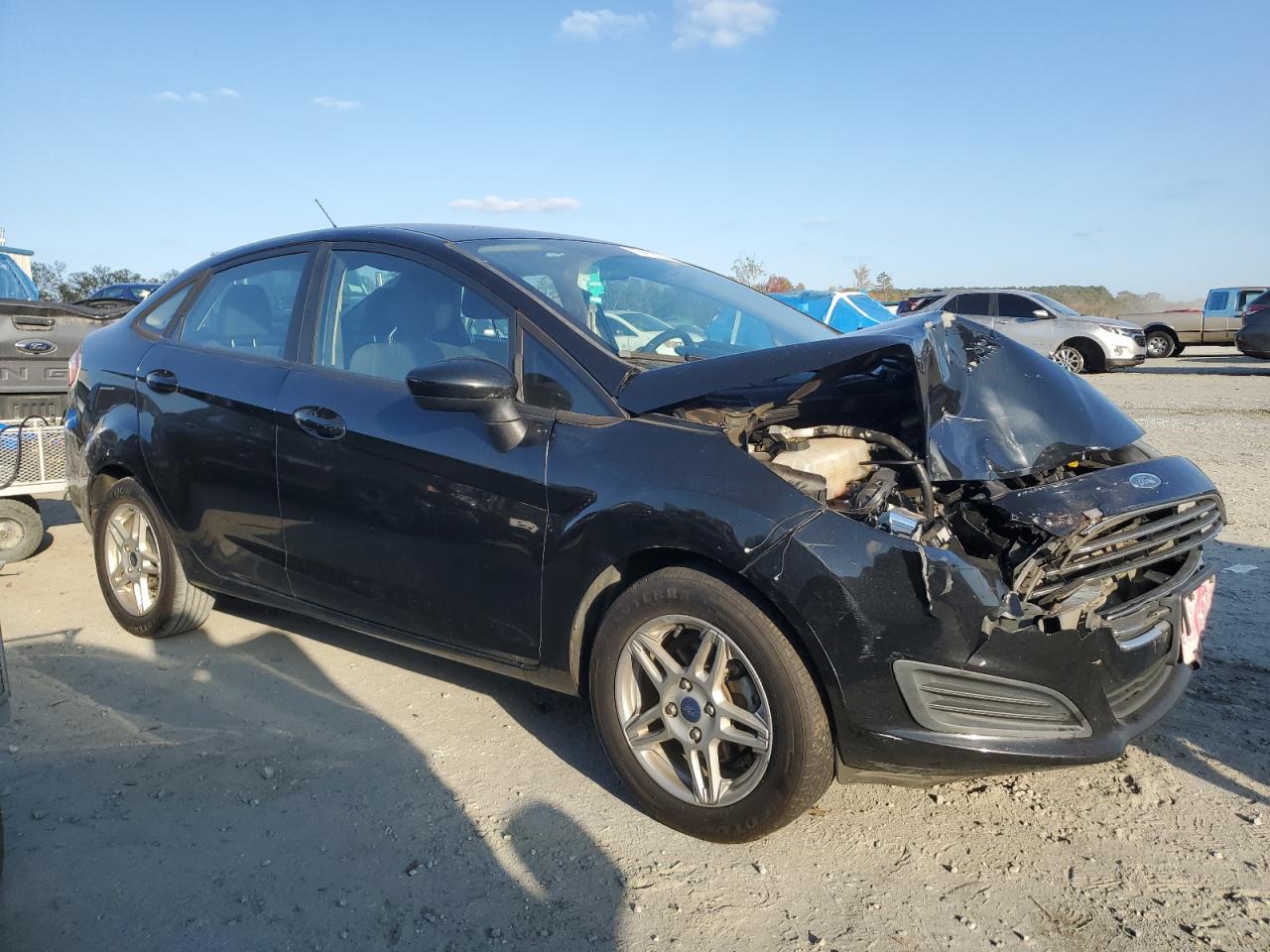 2018 Ford Fiesta VIN 3FADP4BJ4JM103484 Copart auction photo, front end damage thumbnail 4