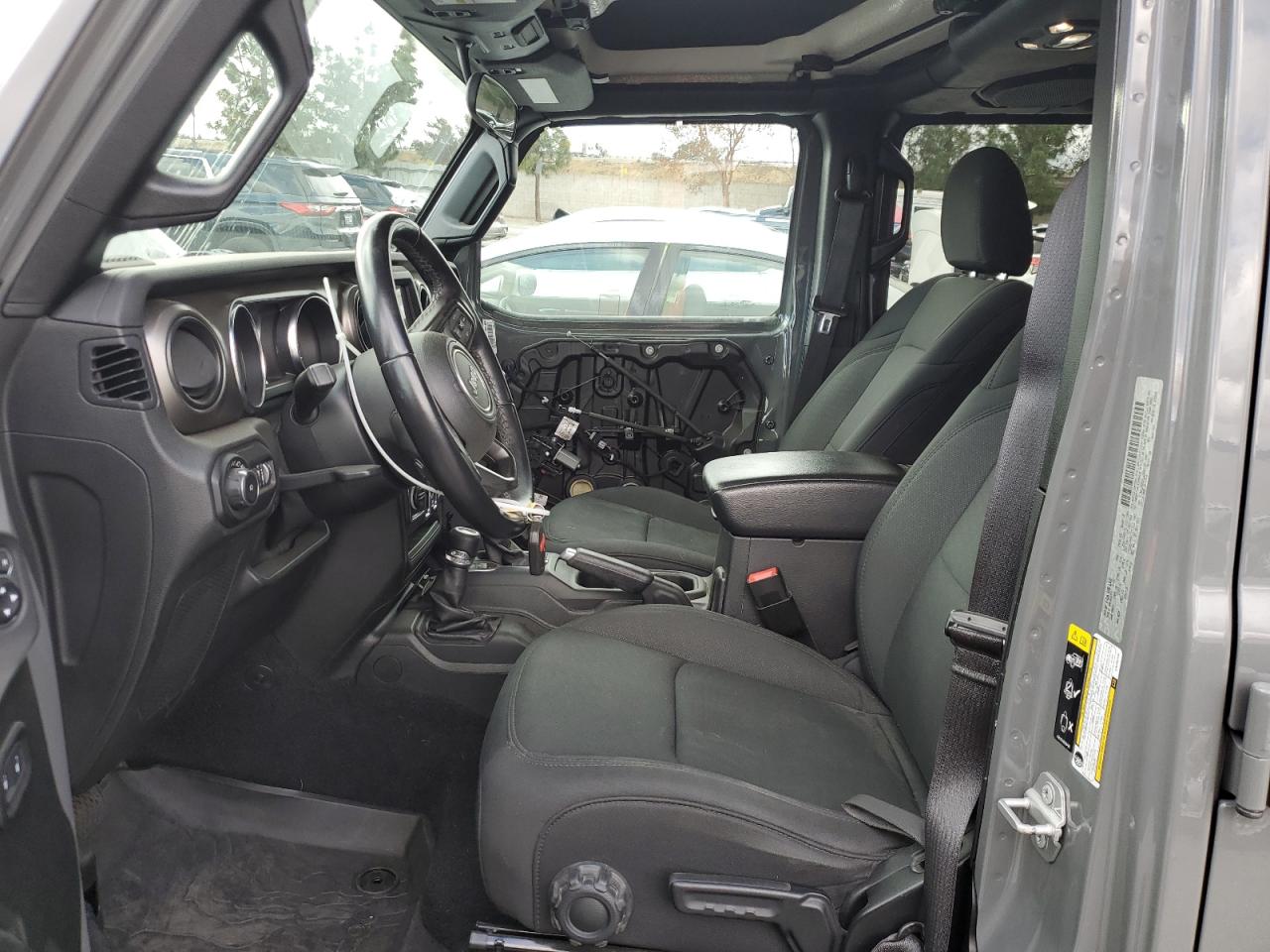 2020 Jeep Wrangler VIN 1C4HJXDG2LW280120 Copart auction photo, undercarriage / front end damage thumbnail 7