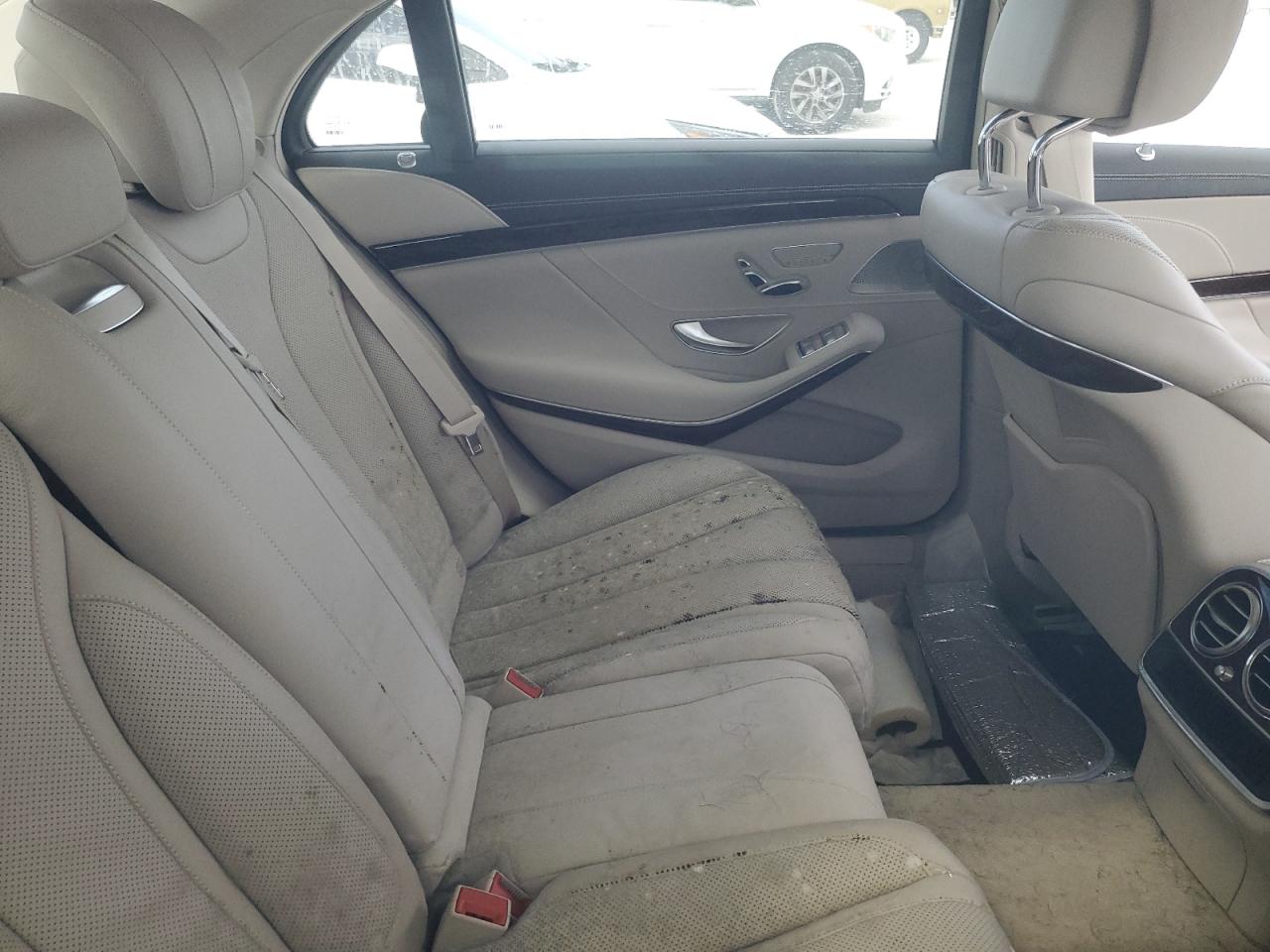 2016 Mercedes-Benz S-klasse VIN WDDUG8CB0GA206163 Copart auction photo, water/flood damage thumbnail 10