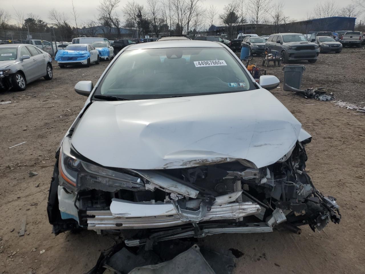 2020 Toyota Corolla VIN JTDEPRAE4LJ043612 Copart auction photo, front end / side damage thumbnail 5